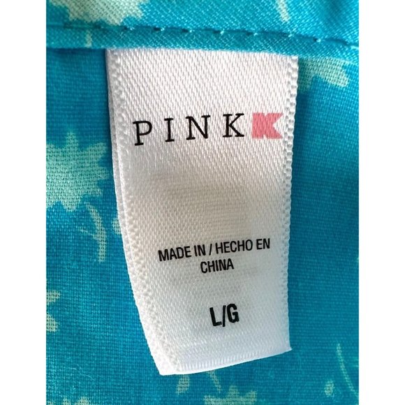 VTG KMart Nightgown Patio Dress Duster Larg Muumuu  Blue Floral House Dr… - Picture 12 of 12